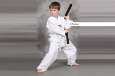 little boy karate